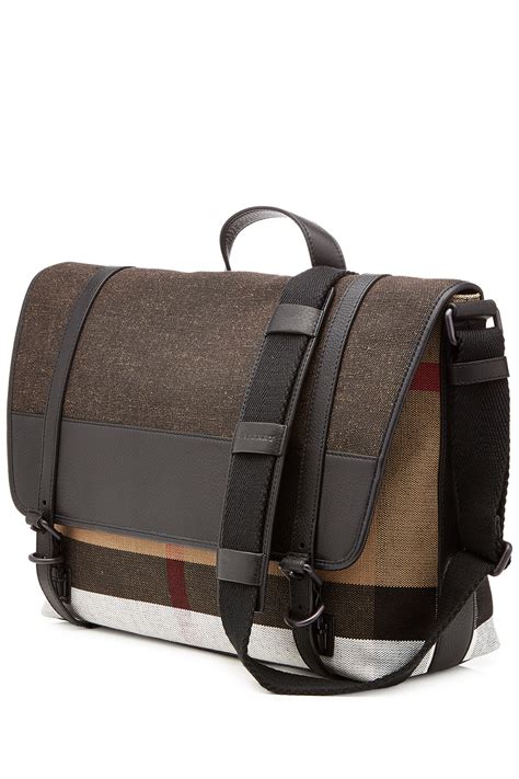 men's bag burberry|Burberry messenger bag men's.